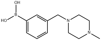 (3-((4-Methylpiperazin-1-yl)Methyl)phenyl)boronic acid Struktur