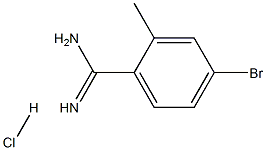 4-BroMo-2-MethylbenziMidaMide hydrochloride Struktur