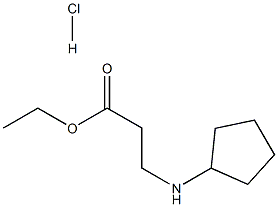 Ethyl 3-(cyclopentylaMino)propanoate hydrochloride Struktur