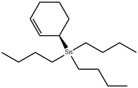 Tributyl(1R)-2-cyclohexen-1-yl-stannane Struktur