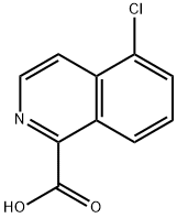 5-chloroisoquinoline-1-carboxylic acid Struktur