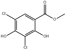 Methyl 3,5-dichloro-2,4-dihydroxybenzoate Struktur