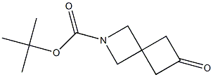 6-oxo-2-azaspiro[3.3]heptane-2-carboxylic acid tert-butyl ester Struktur