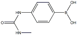 4-(3-Methylureido)phenylboronic acid Struktur