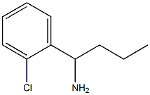 1-(2-CHLOROPHENYL)BUTAN-1-AMINE Struktur