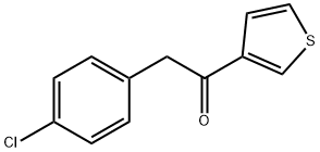 2-(4-Chlorophenyl)-1-(thiophen-3-yl)ethanone Struktur