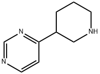 4-(piperidin-3-yl)pyrimidine Struktur