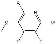 2-BroMo-5-Methoxypyridine-d3 Struktur