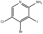 4-broMo-5-chloro-3-iodopyridin-2-aMine Struktur