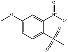 1-Methanesulfonyl-4-Methoxy-2-nitrobenzene Struktur