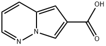 H-pyrrolo[1,2-b]pyridazine-6-carboxylic acid Struktur