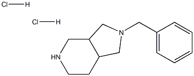 2-Benzyloctahydro-1H-pyrrolo[3,4-c]pyridine Dihydrochloride Struktur