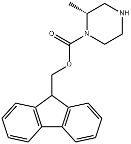 (R)-(9H-fluoren-9-yl)Methyl 2-Methylpiperazine-1-carboxylate Struktur