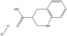 1,2,3,4-Tetrahydroquinoline-3-carboxylic acid hydrochloride Struktur