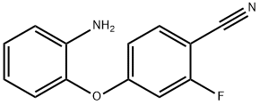 4-(2-AMINOPHENOXY)-2-FLUOROBENZONITRILE Struktur