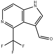 4-(TrifluoroMethyl)-5-azaindole-3-carboxaldehyde Struktur