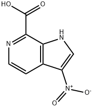 3-Nitro-6-azaindole-7-carboxylic acid Struktur