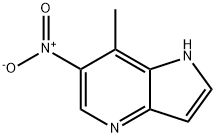 7-Methyl-6-nitro-4-azaindole Struktur