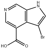 3-BroMo-6-azaindole-4-carboxylic acid Struktur