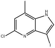 5-Chloro-3-iodo-7-Methyl-4-azaindole Struktur