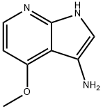 3-AMino-4-Methoxy-7-azaindole Struktur