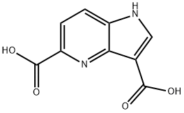 4-Azaindole-3,5-dicarboxylic acid Struktur