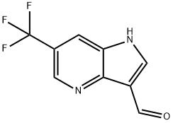 6-TrifluoroMethyl-4-azaindole-3-carbaldehyde Struktur