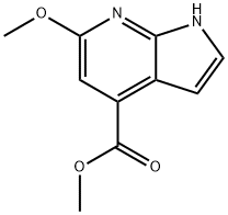 6-Methoxy-7-azaindole-4-carboxylic acid Methyl ester Struktur