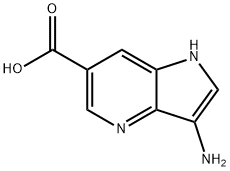 3-AMino-4-azaindole-6-carboxylic acid Struktur