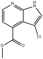 3-Chloro-7-azaindole-4-carboxylic acid Methyl ester Struktur