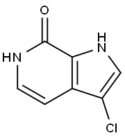 3-Chloro-7-hydroxy-6-azaindole Struktur