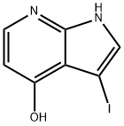 3-Iodo-4-hydroxy-7-azaindole Struktur