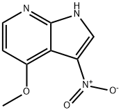 4-Methoxy-3-nitro-7-azaindole Struktur