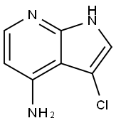 4-AMino-3-chloro-7-azaindole Struktur