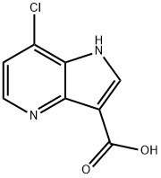 7-Chloro-4-azaindole-3-carboxylic acid Struktur