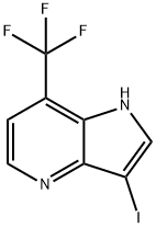 3-Iodo-7-(trifluoroMethyl)-4-azaindole Struktur