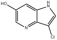 3-Chloro-6-hydroxy-4-azaindole Struktur