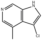 3-Chloro-4-Methyl-6-azaindole Struktur