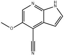 4-Cyano-5-Methoxy-7-azaindole Struktur