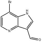 7-BroMo-4-azaindole-3-carbaldehyde Struktur