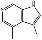 3-Iodo-4-Methyl-6-azaindole Struktur