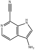 3-AMino-7-cyano-6-azaindole Struktur