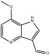 7-Methoxy-4-azaindole-3-carbaldehyde Struktur