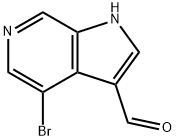 4-BroMo-6-azaindole-3-carbaldehyde Struktur