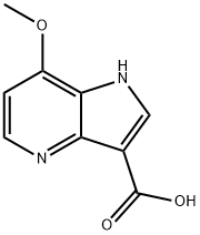 7-Methoxy-4-azaindole-3-carboxylic acid Struktur