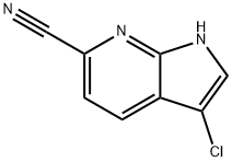 3-Chloro-6-Cyano-7-azaindole Struktur