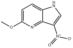 5-Methoxy-3-nitro-4-azaindole Struktur