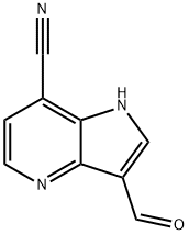 7-Cyano-4-azaindole-3-carbaldehyde Struktur