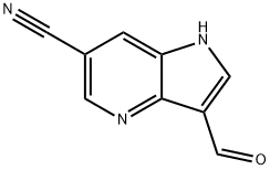 6-Cyano-4-azaindole-3-carbaldehyde Struktur