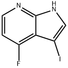 4-Fluoro-3-iodo-7-azaindole Struktur